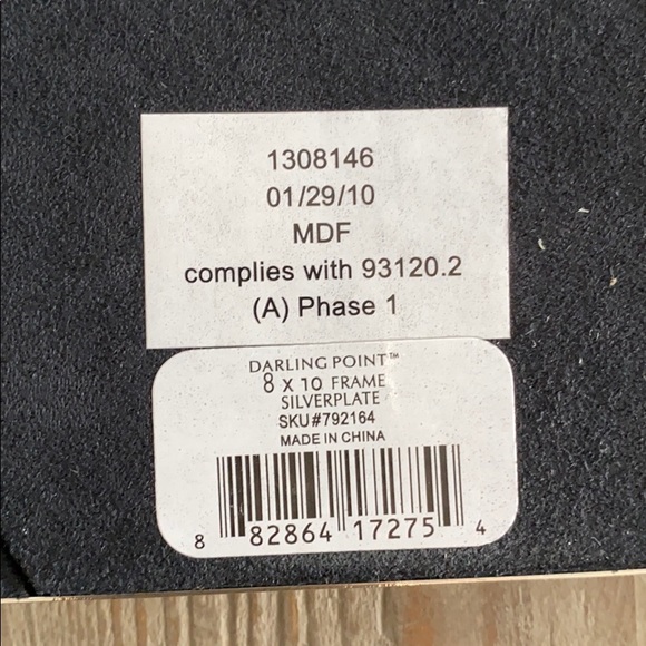 Kate spade Darling Point 8X10 silver frame - Picture 6 of 6